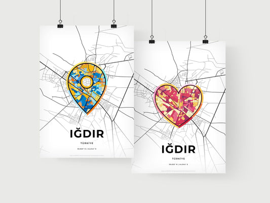 Iğdir Turkey art print for couples