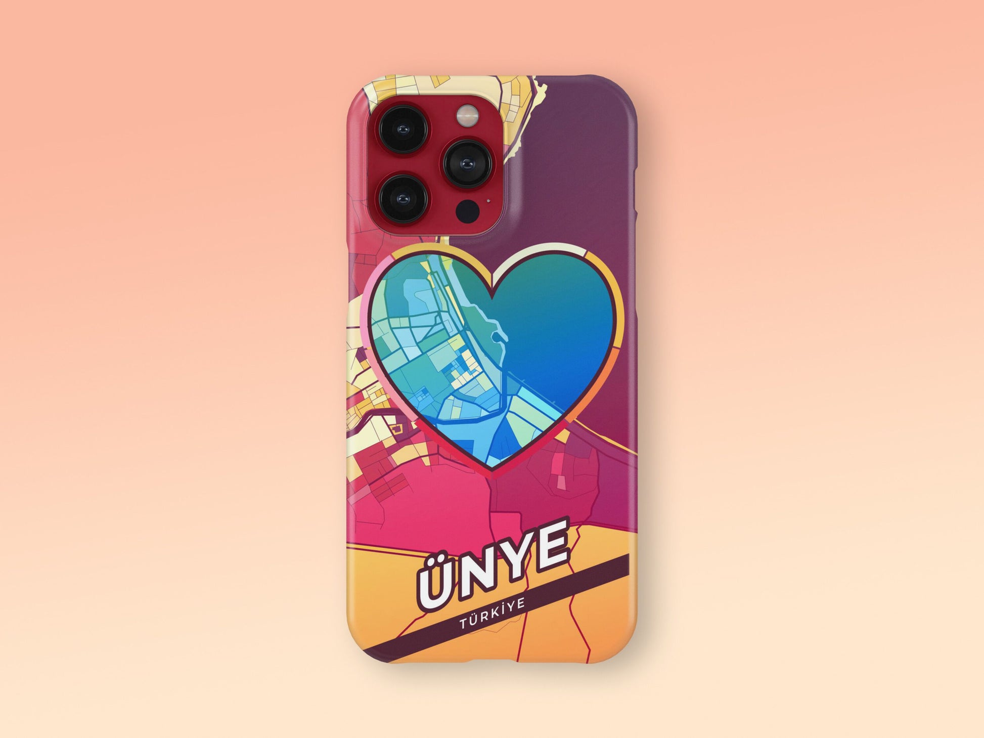 Ünye Turkey slim phone case with colorful icon 2