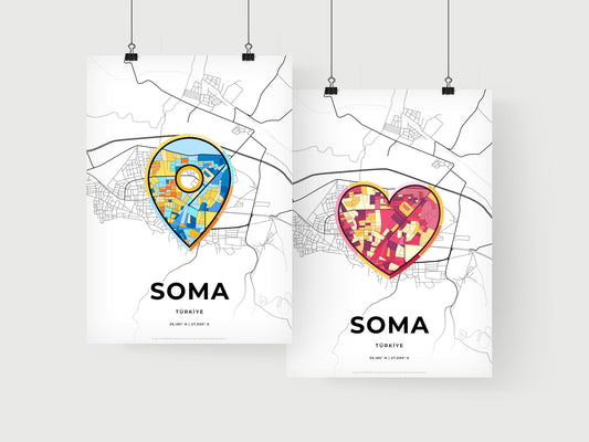Soma Turkey art print for couples