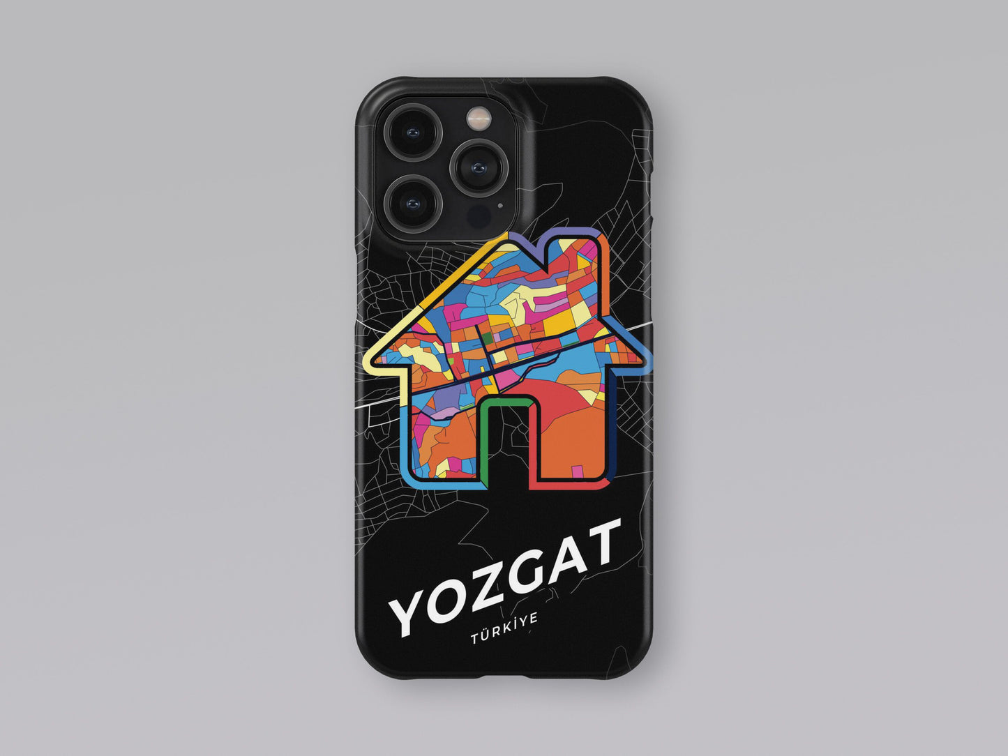 Yozgat Turkey slim phone case with colorful icon 3