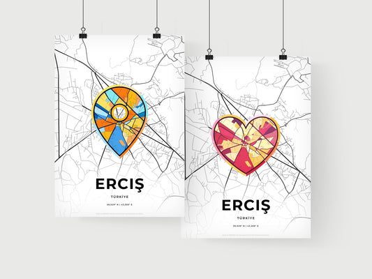 Erciş Turkey art print for couples