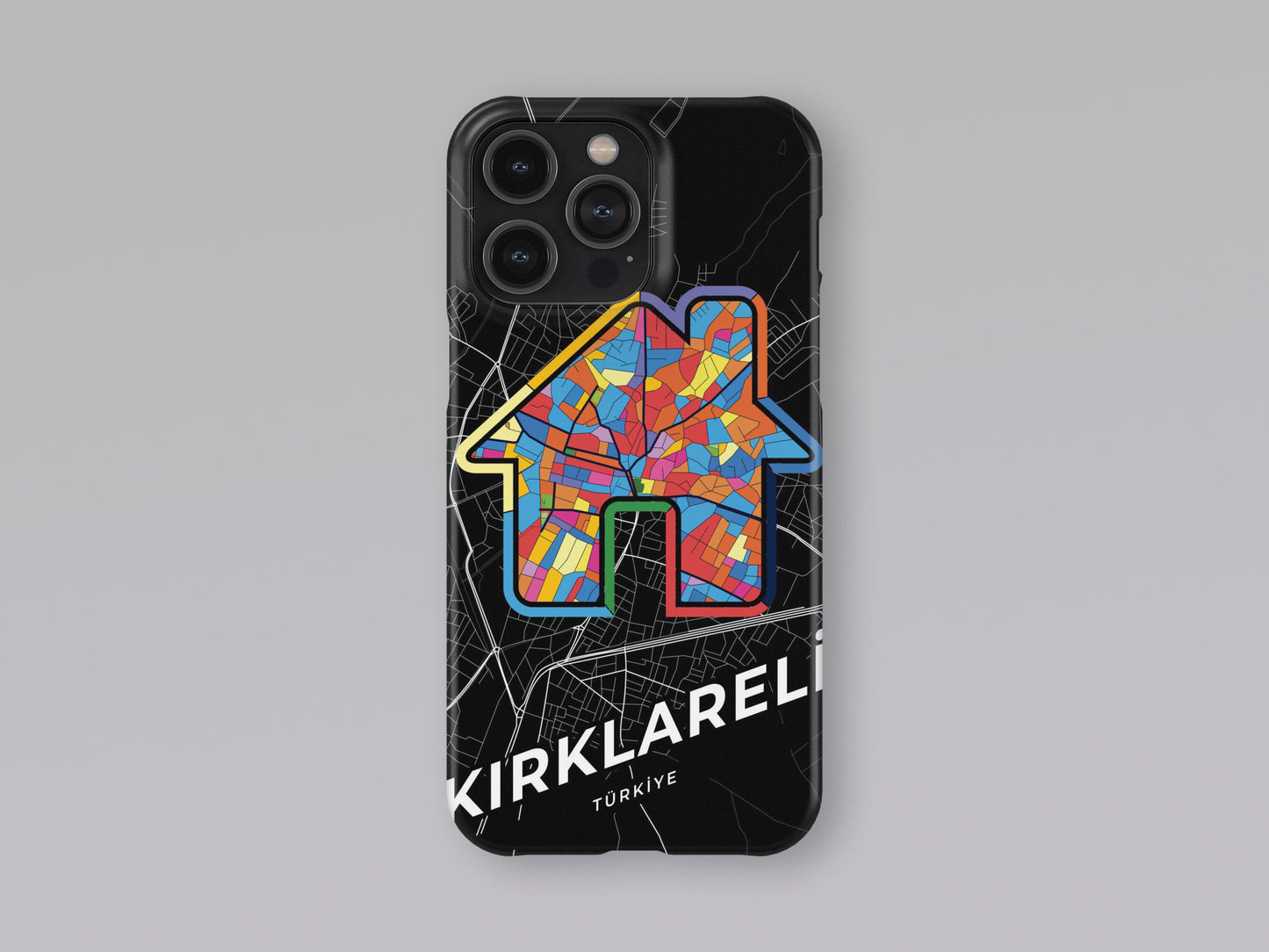 Kırklareli Turkey slim phone case with colorful icon. Birthday, wedding or housewarming gift. Couple match cases. 3