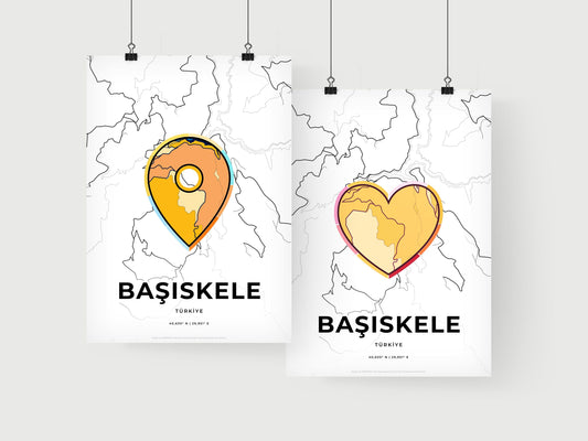 Başiskele Turkey art print for couples