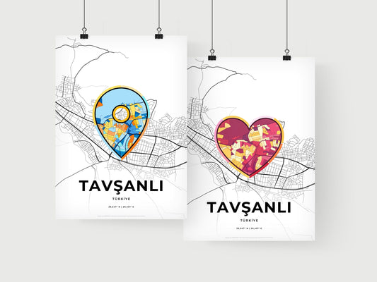 Tavşanli Turkey art print for couples