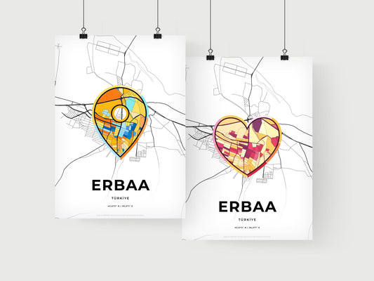 Erbaa Turkey art print for couples