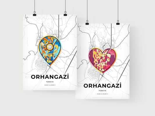 Orhangazi Turkey art print for couples