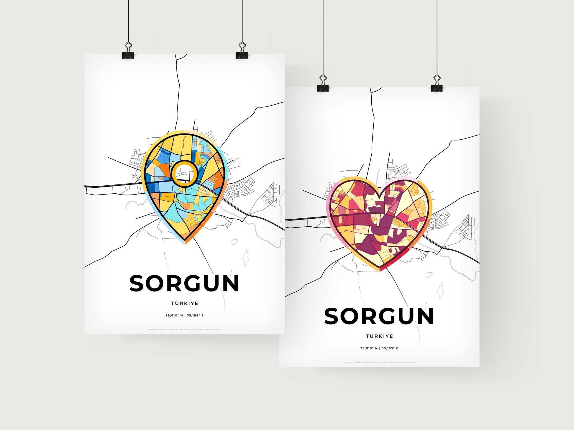 Sorgun Turkey art print for couples