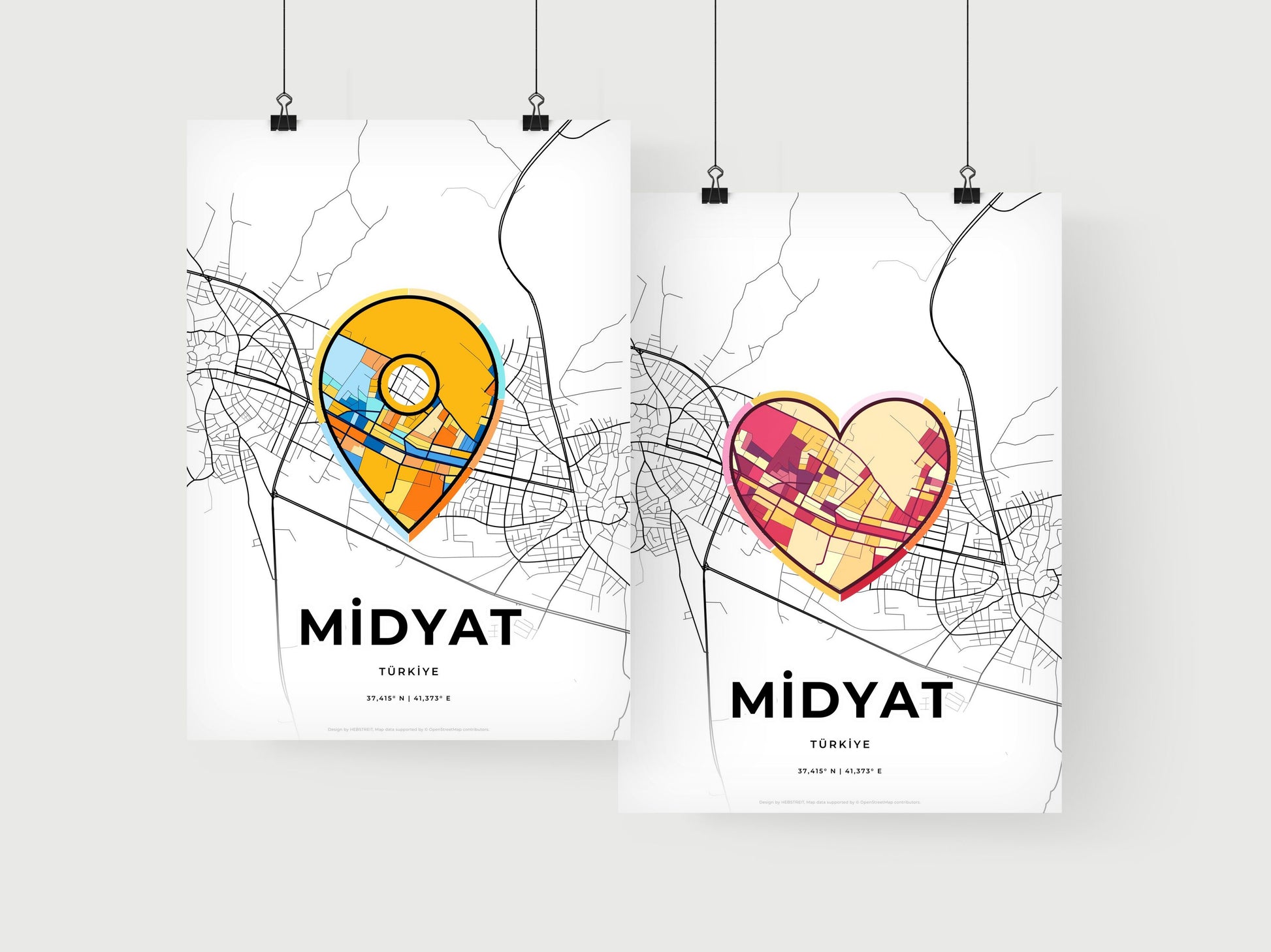 Midyat Turkey art print for couples