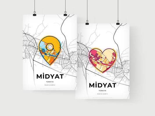 Midyat Turkey art print for couples