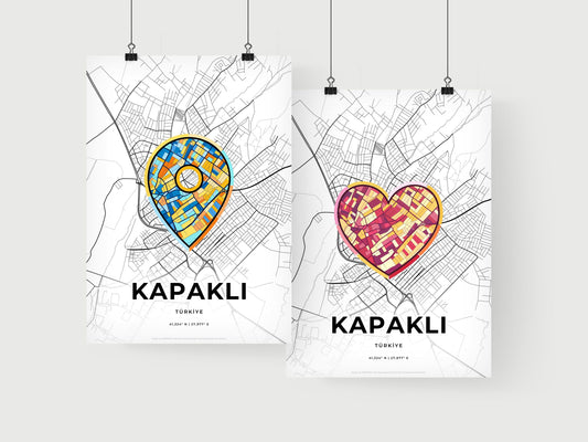 Kapakli Turkey art print for couples