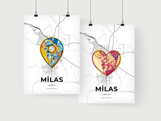 Milas Turkey art print for couples