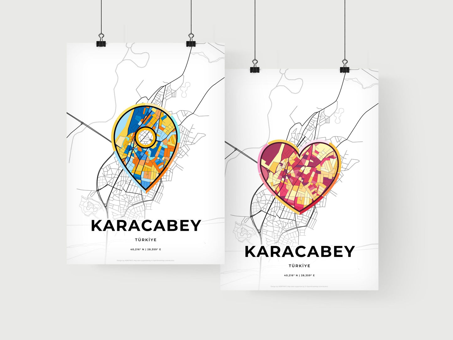 Karacabey Turkey art print for couples