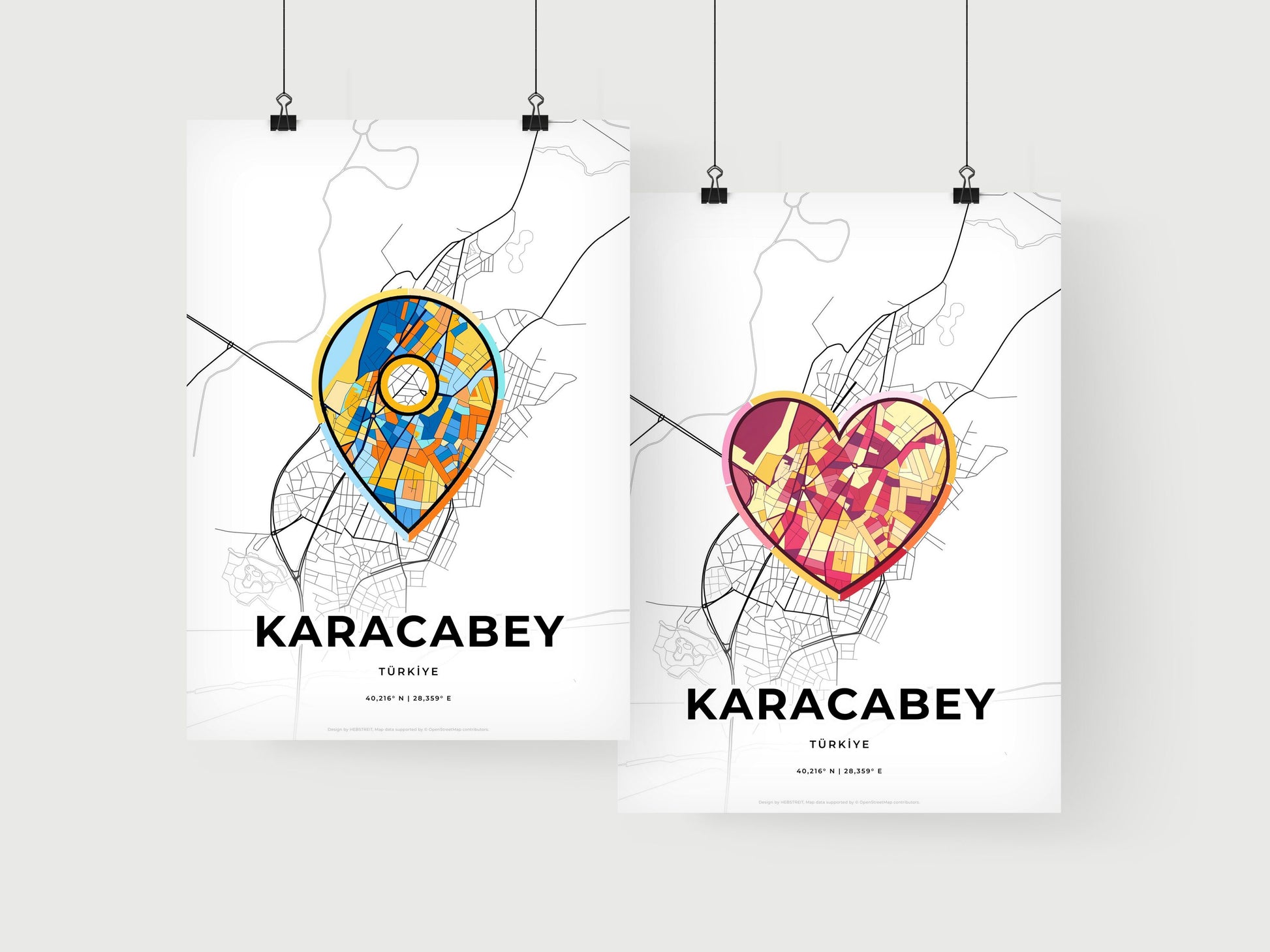 Karacabey Turkey art print for couples