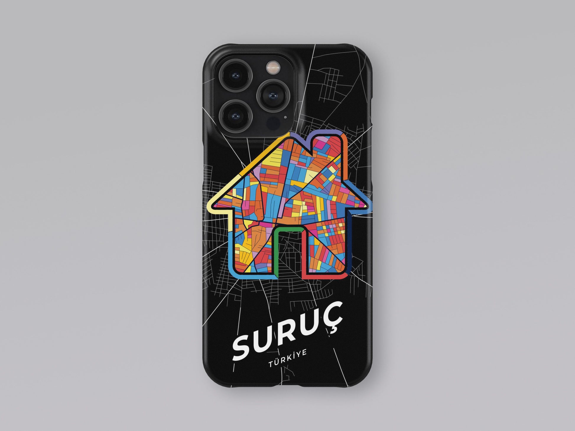 Suruç Turkey slim phone case with colorful icon 3