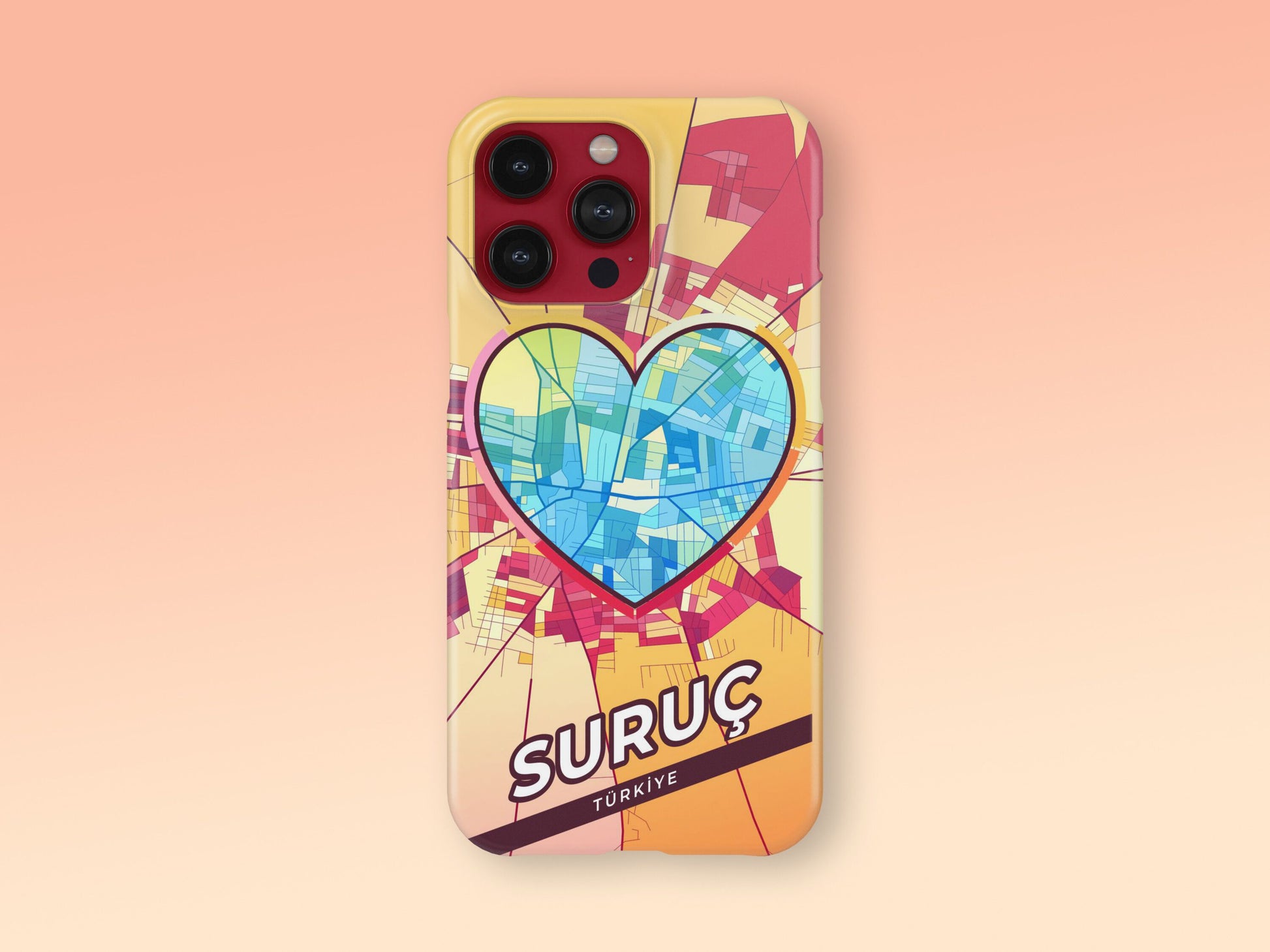 Suruç Turkey slim phone case with colorful icon 2