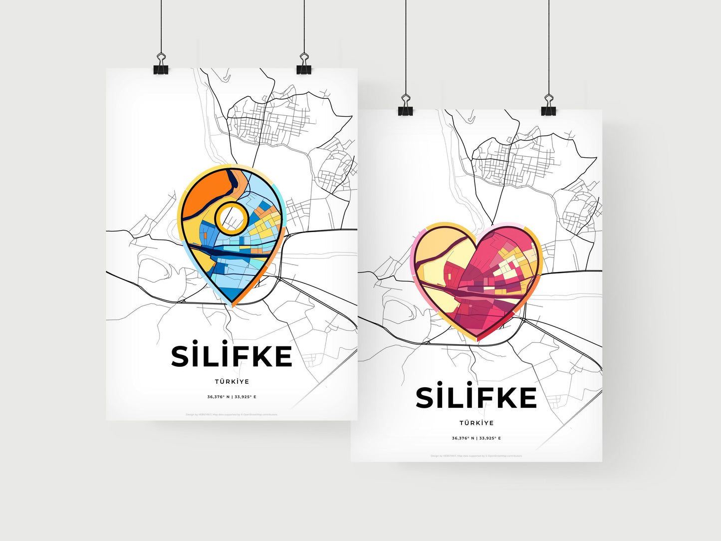 Silifke Turkey art print for couples