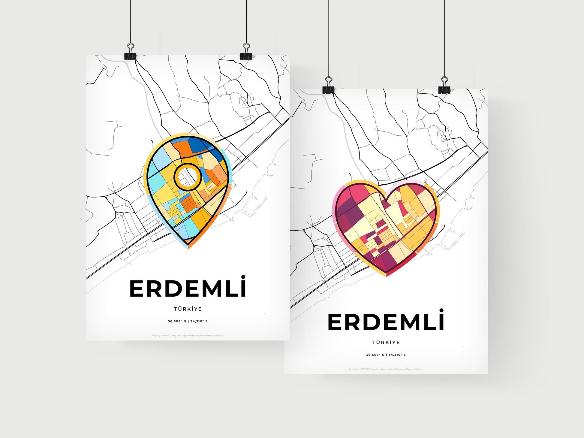 Erdemli Turkey art print for couples