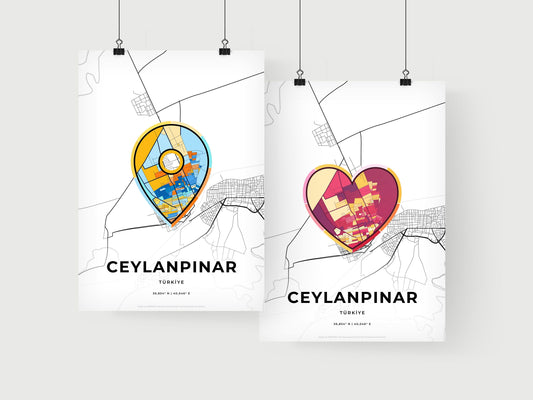 Ceylanpinar Turkey art print for couples