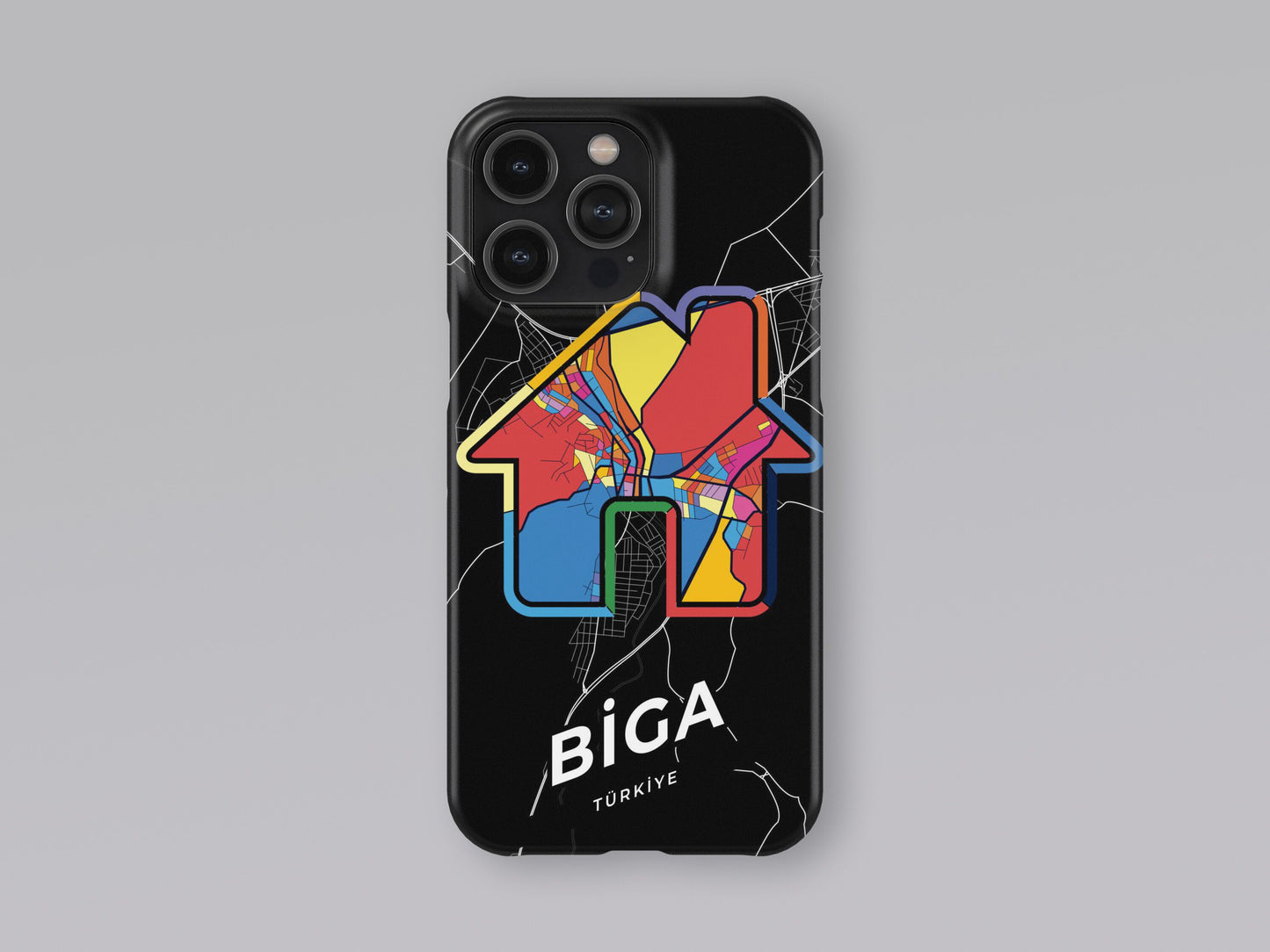 Biga Turkey slim phone case with colorful icon. Birthday, wedding or housewarming gift. Couple match cases. 3