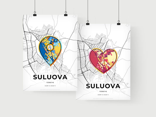Suluova Turkey art print for couples