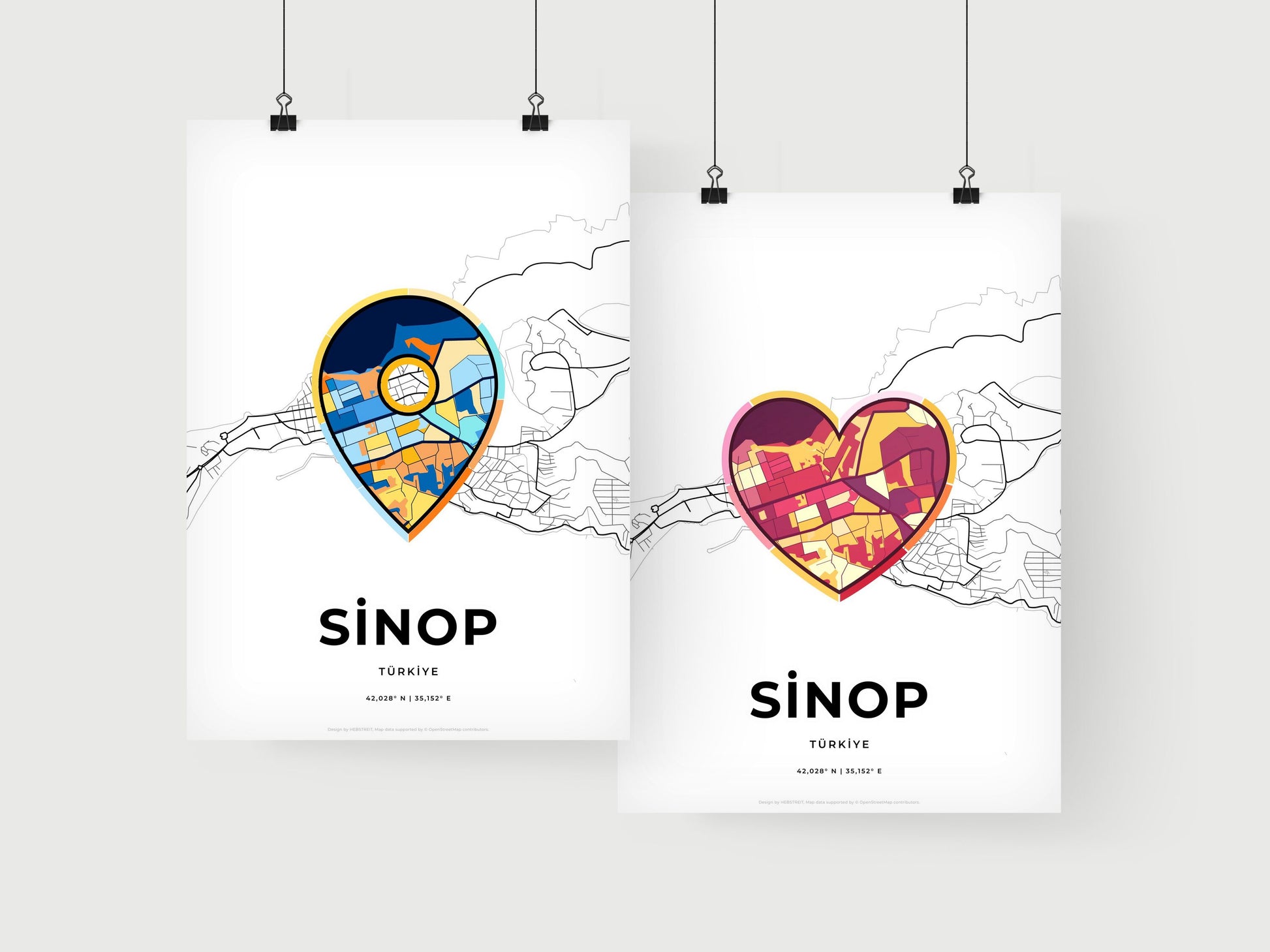 Sinop Turkey art print for couples