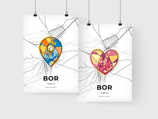 Bor Turkey art print for couples