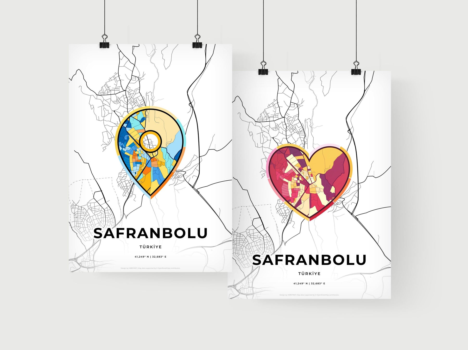 Safranbolu Turkey art print for couples