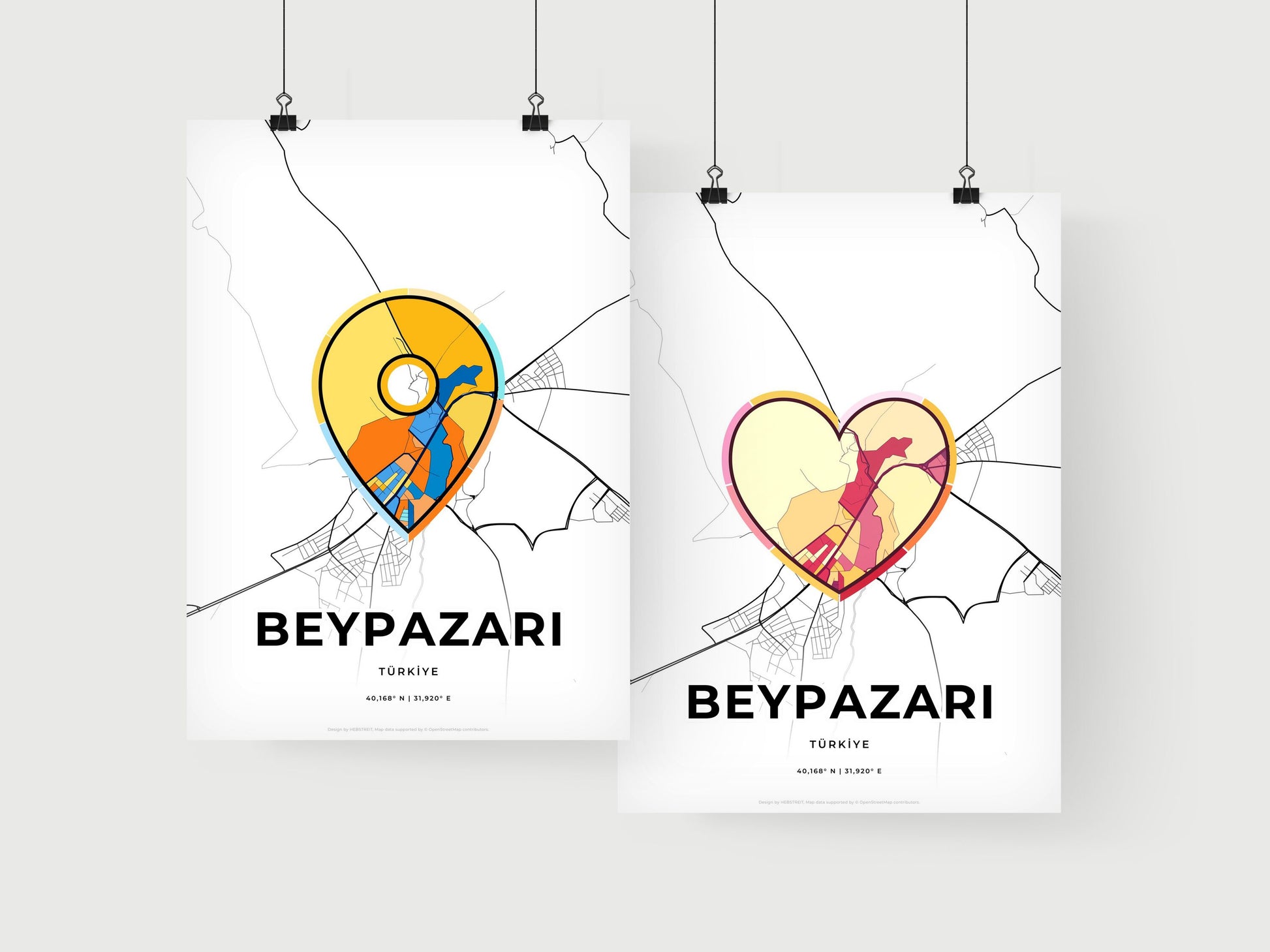 Beypazari Turkey art print for couples