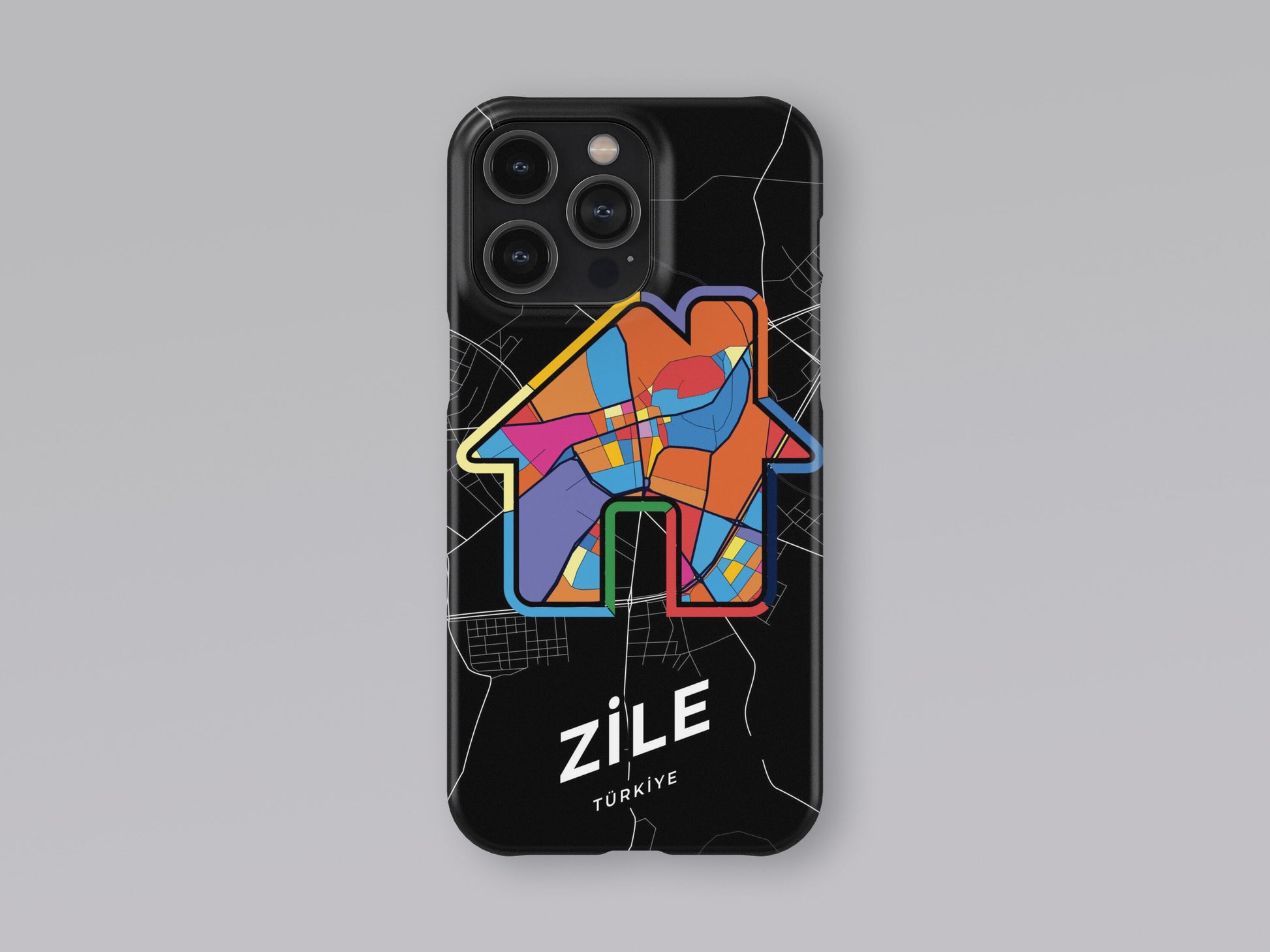 Zile Turkey slim phone case with colorful icon 3