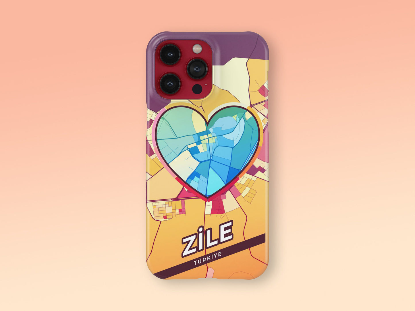 Zile Turkey slim phone case with colorful icon 2