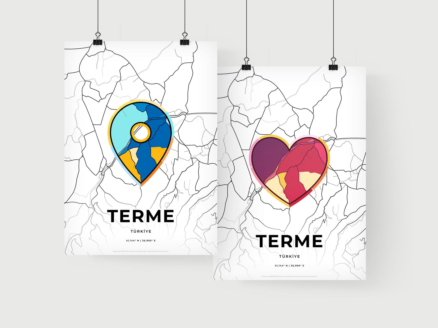 Terme Turkey art print for couples