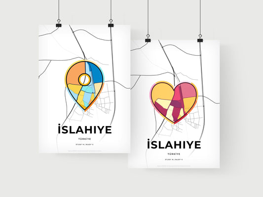 İslahiye Turkey art print for couples