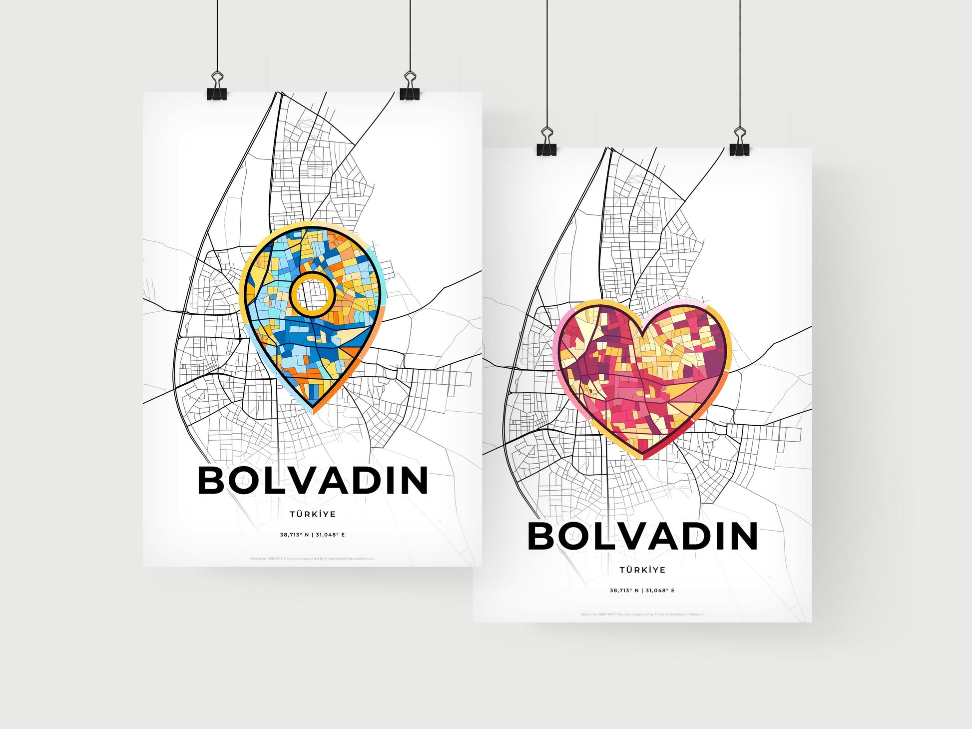 Bolvadin Turkey art print for couples