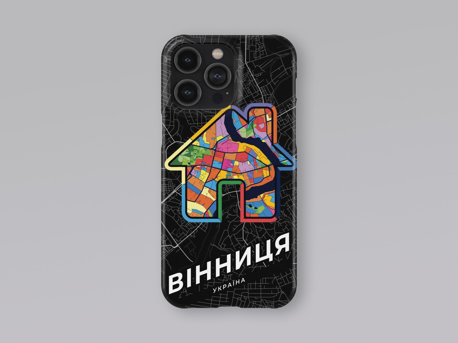 Vinnytsia Ukraine slim phone case with colorful icon 3