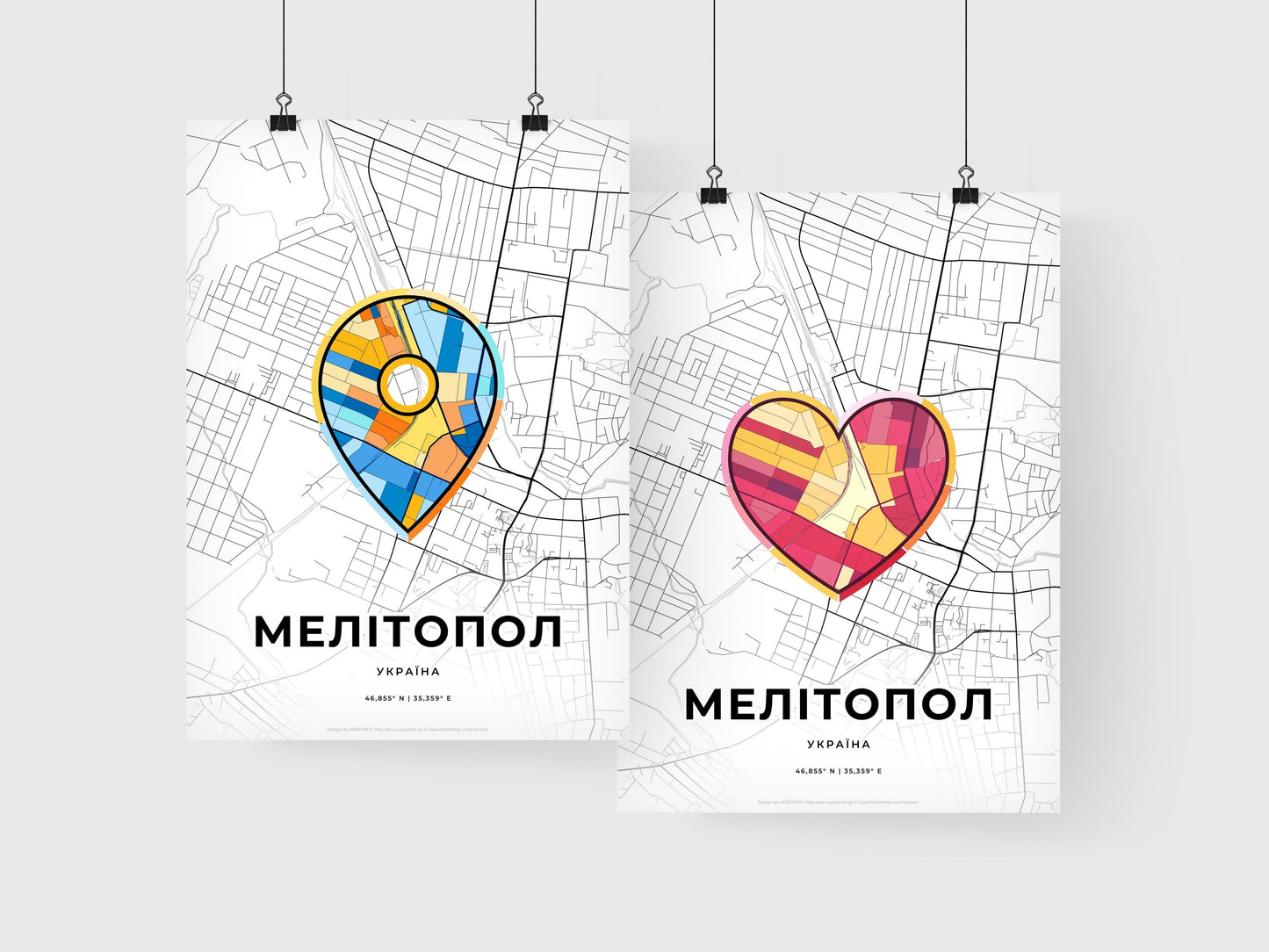 Melitopol Ukraine art print for couples