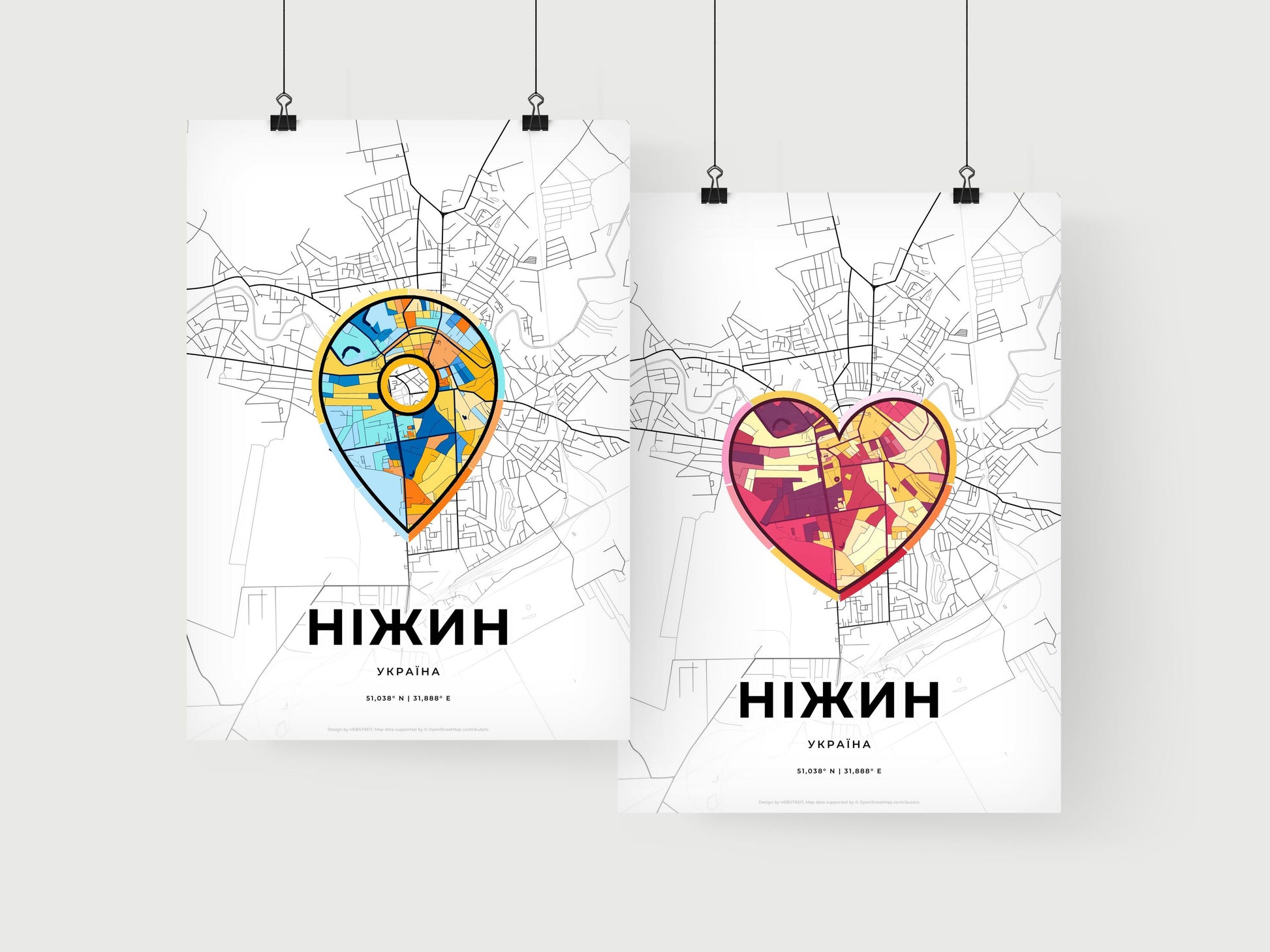 Nizhyn Ukraine art print for couples