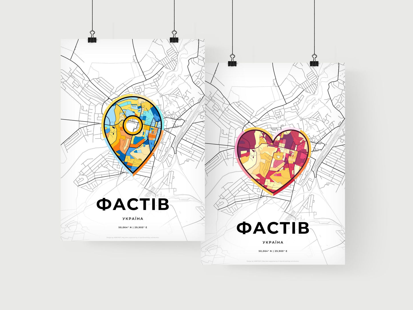 Fastiv Ukraine art print for couples