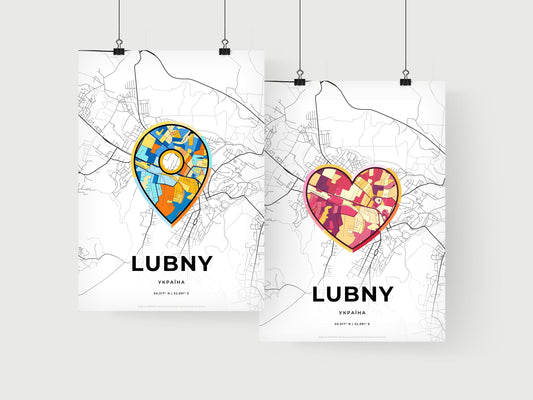 Lubny Ukraine art print for couples