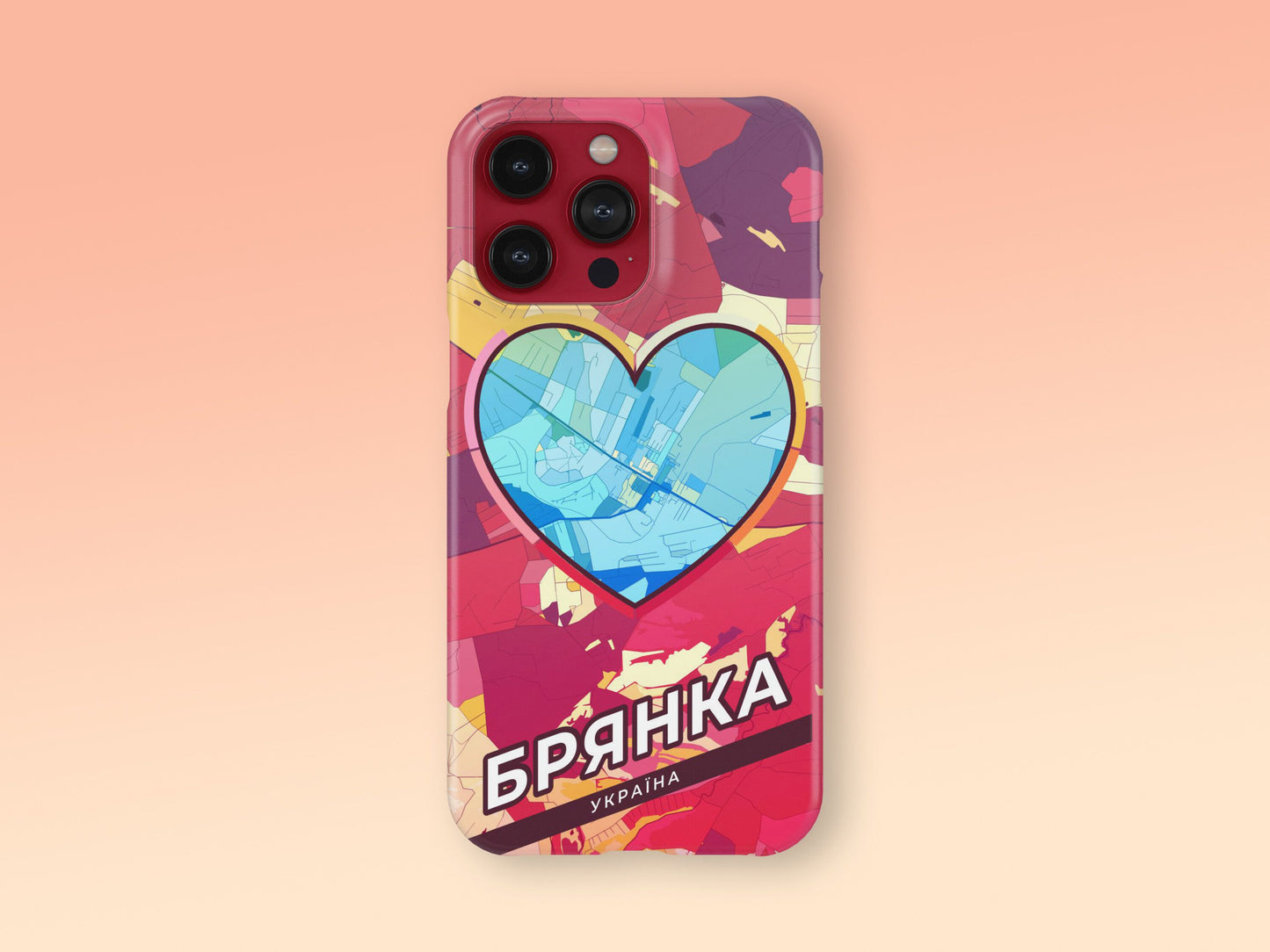 Brianka Ukraine slim phone case with colorful icon. Birthday, wedding or housewarming gift. Couple match cases. 2