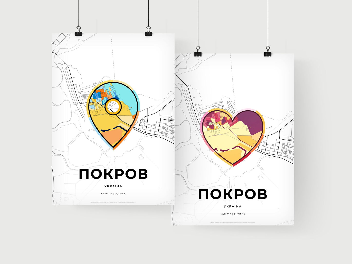 Pokrov Ukraine art print for couples