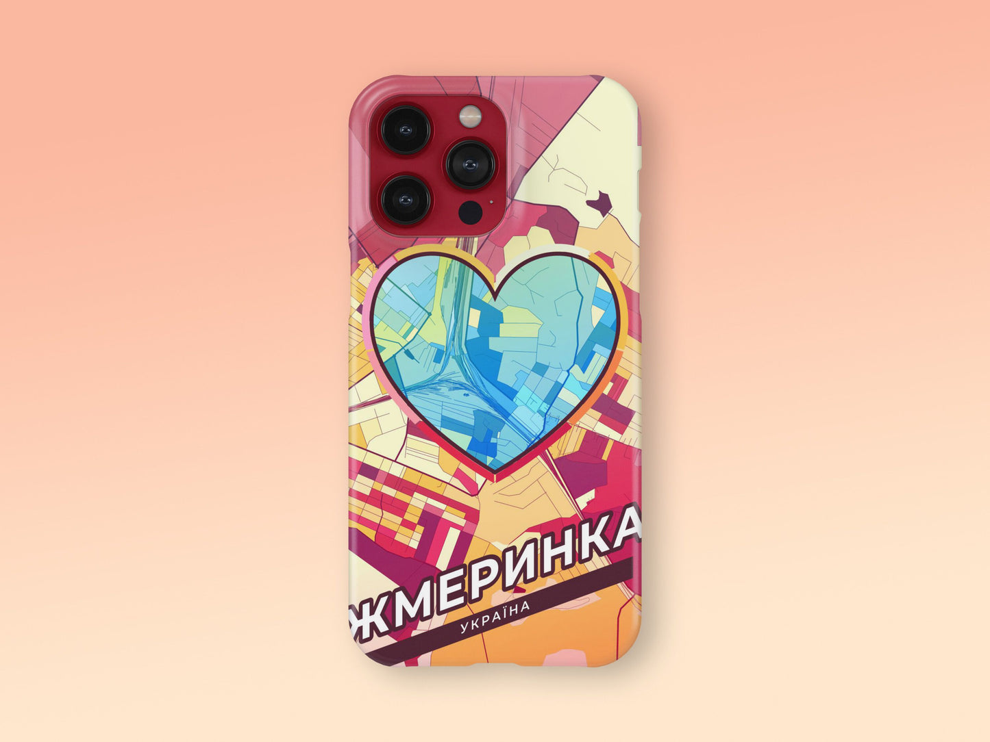 Zhmerynka Ukraine slim phone case with colorful icon 2