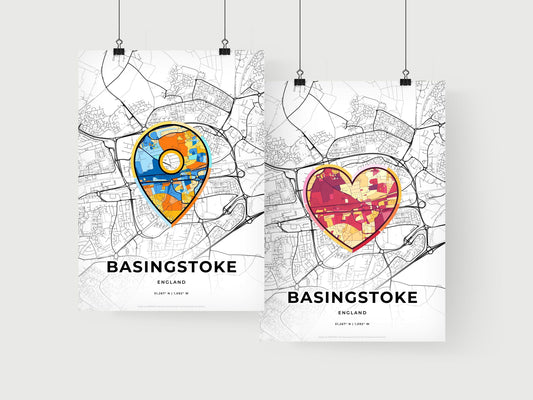 Basingstoke England art print for couples
