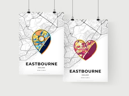 Eastbourne England art print for couples