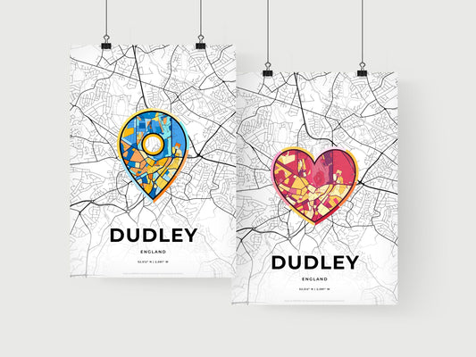 Dudley England art print for couples