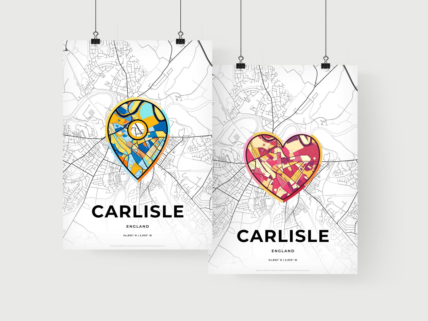 Carlisle England art print for couples