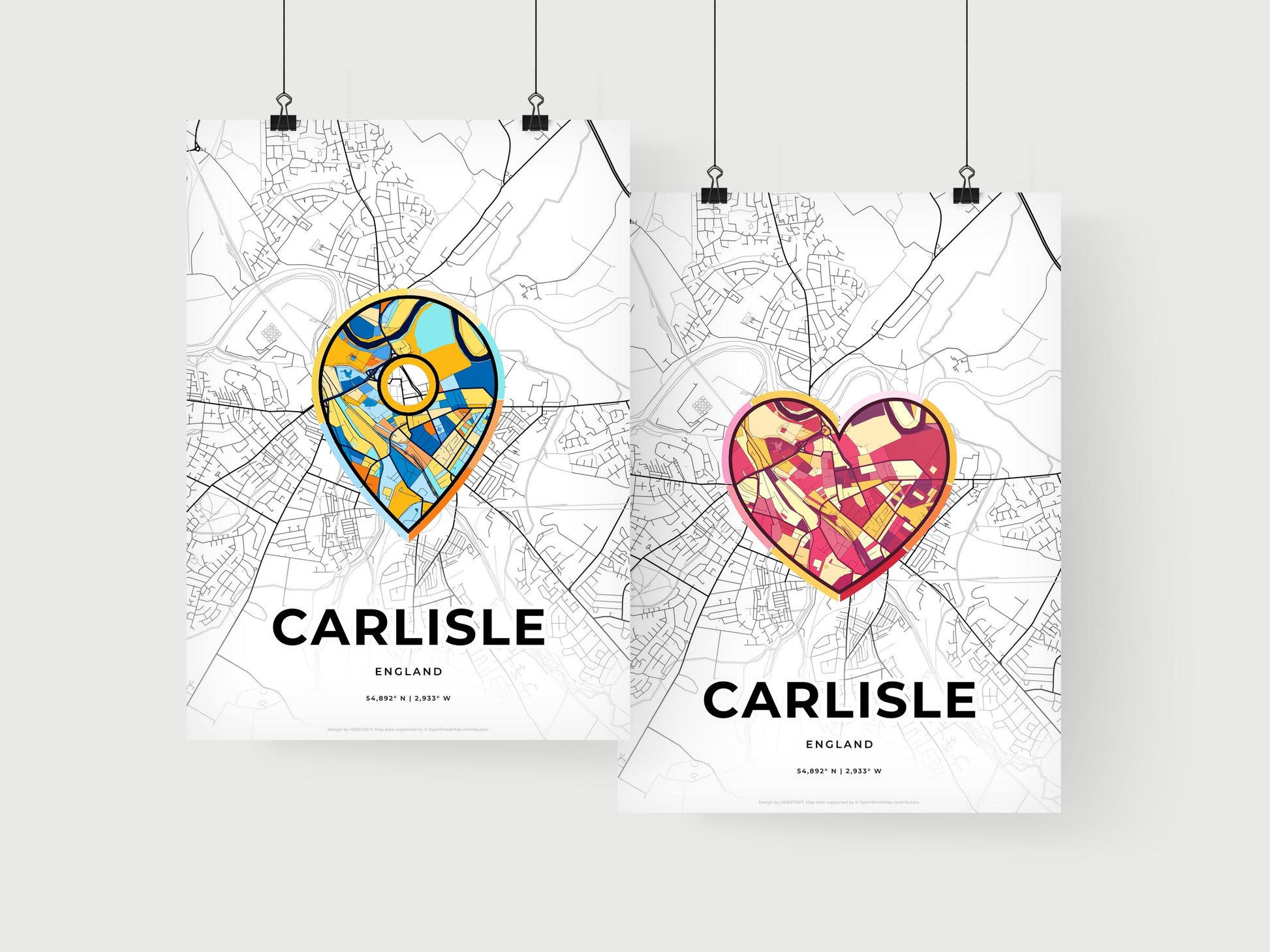 Carlisle England art print for couples