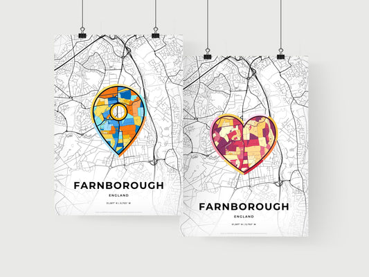 Farnborough England art print for couples