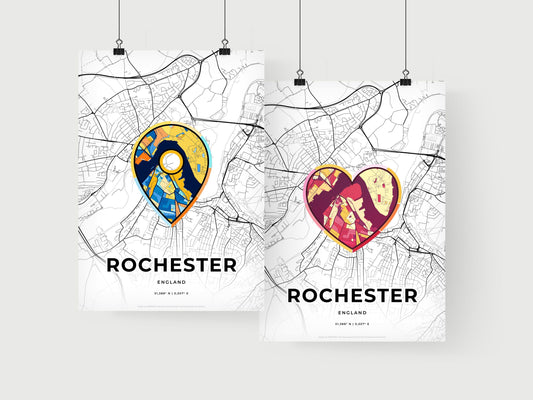 Rochester England art print for couples