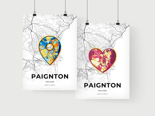 Paignton England art print for couples