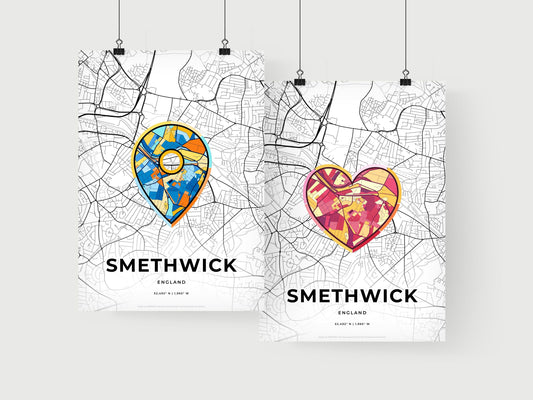 Smethwick England art print for couples